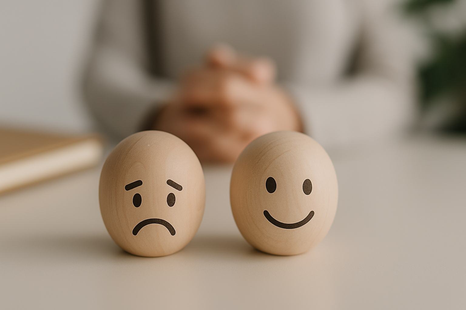 Frau mittleren Alters schaut nachdenklich aus dem Fenster – symbolisiert emotionale Herausforderungen in den Wechseljahren